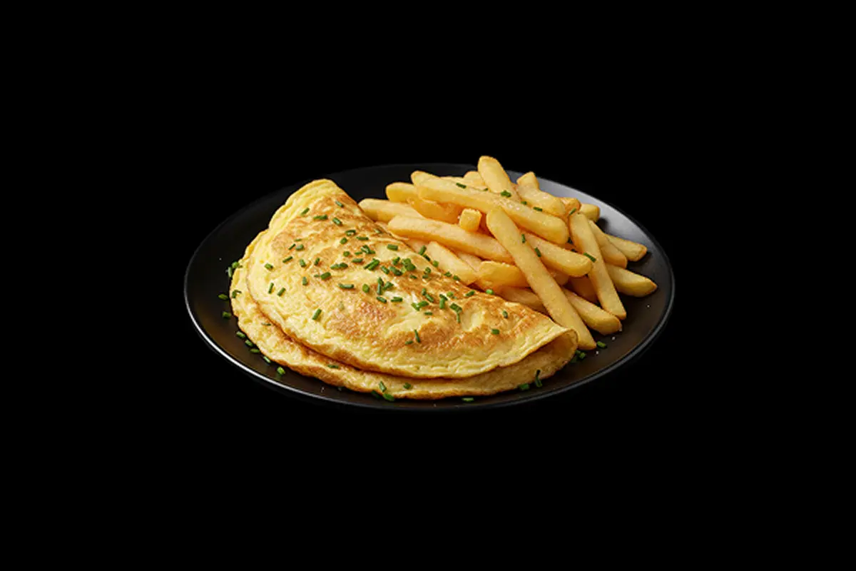 Omelette and Chips